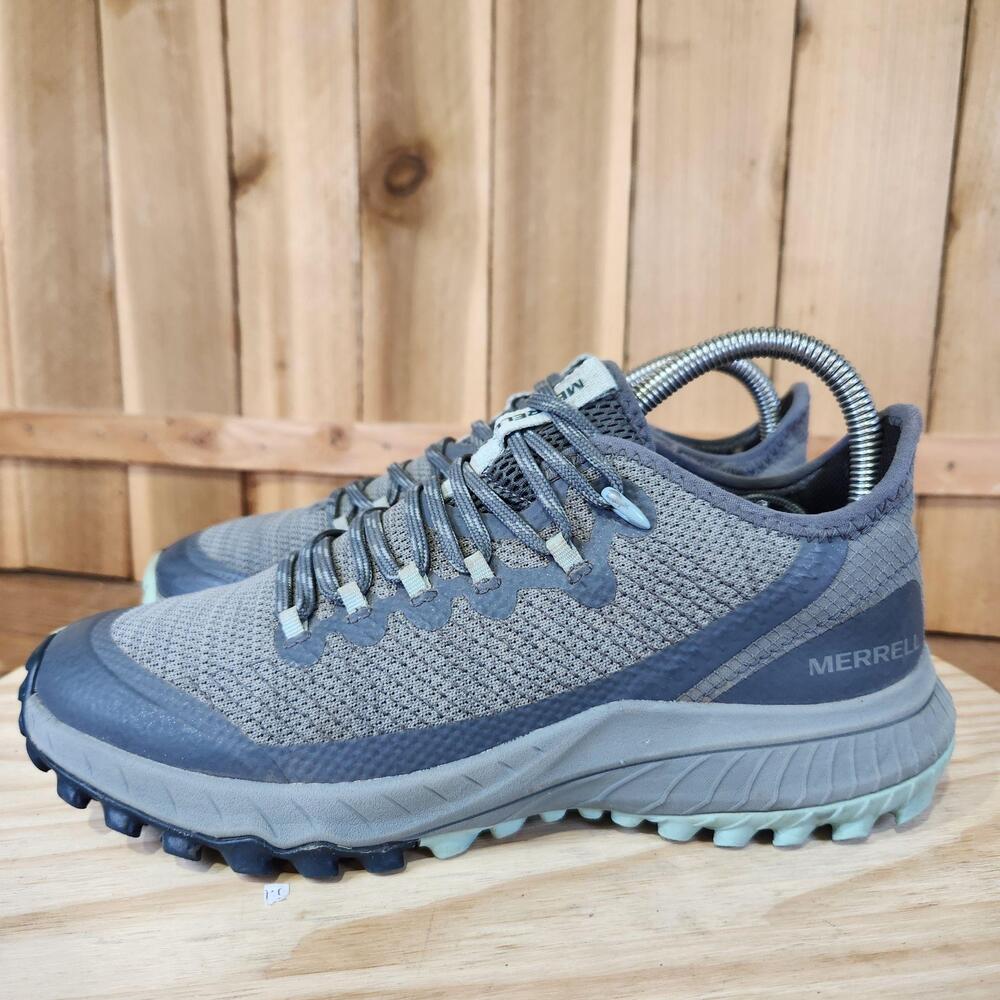 Merrell Bravada Hiking Shoes Womens 7 Gray Mesh Trail Running Sneakers